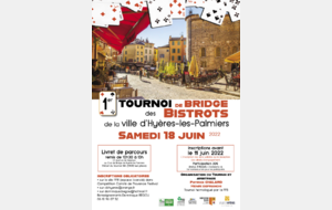 tournoi de bridge des bistrots de la ville d'Hyeres