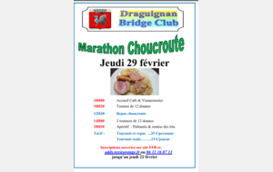Marathon 'choucroute' au Draguignan BC
