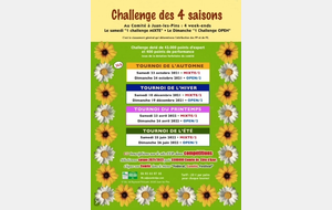 CHALLENGE DES 4 SAISONS  Mixte x 2