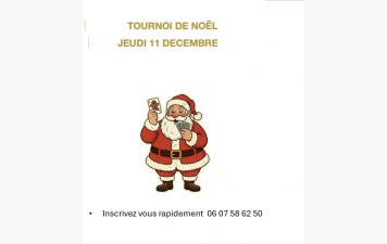 tournoi de  noel du bicolore