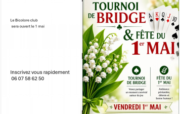 Ouvertture du 1 mai