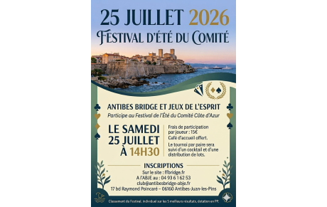 Festival d'Été à l'ABJE le 25 juillet