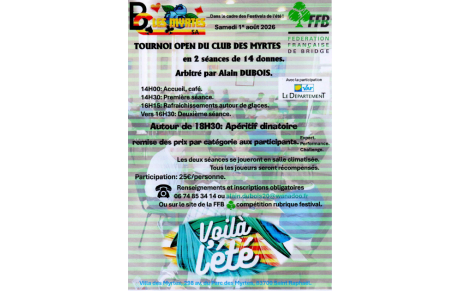 Tournoi Open des Myrtes