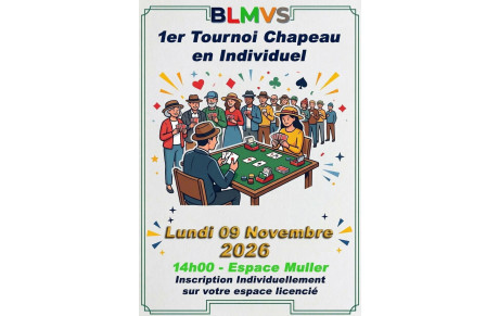 1er tournoi au chapeau  BLMVS
